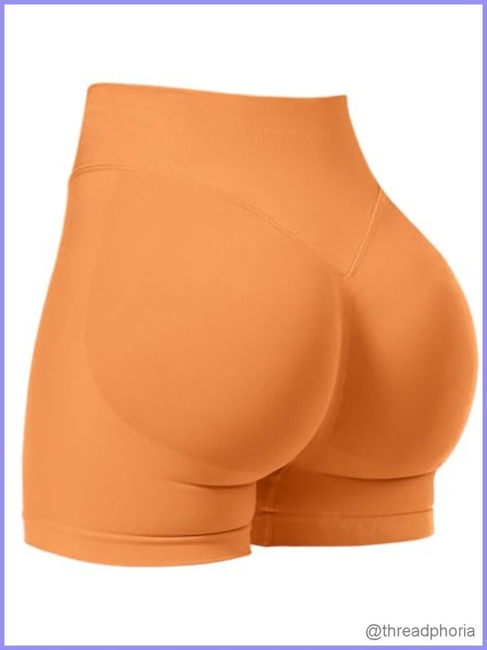 Women's Workout Impact Shorts Seamless Scrunch Butt Biker Athletic